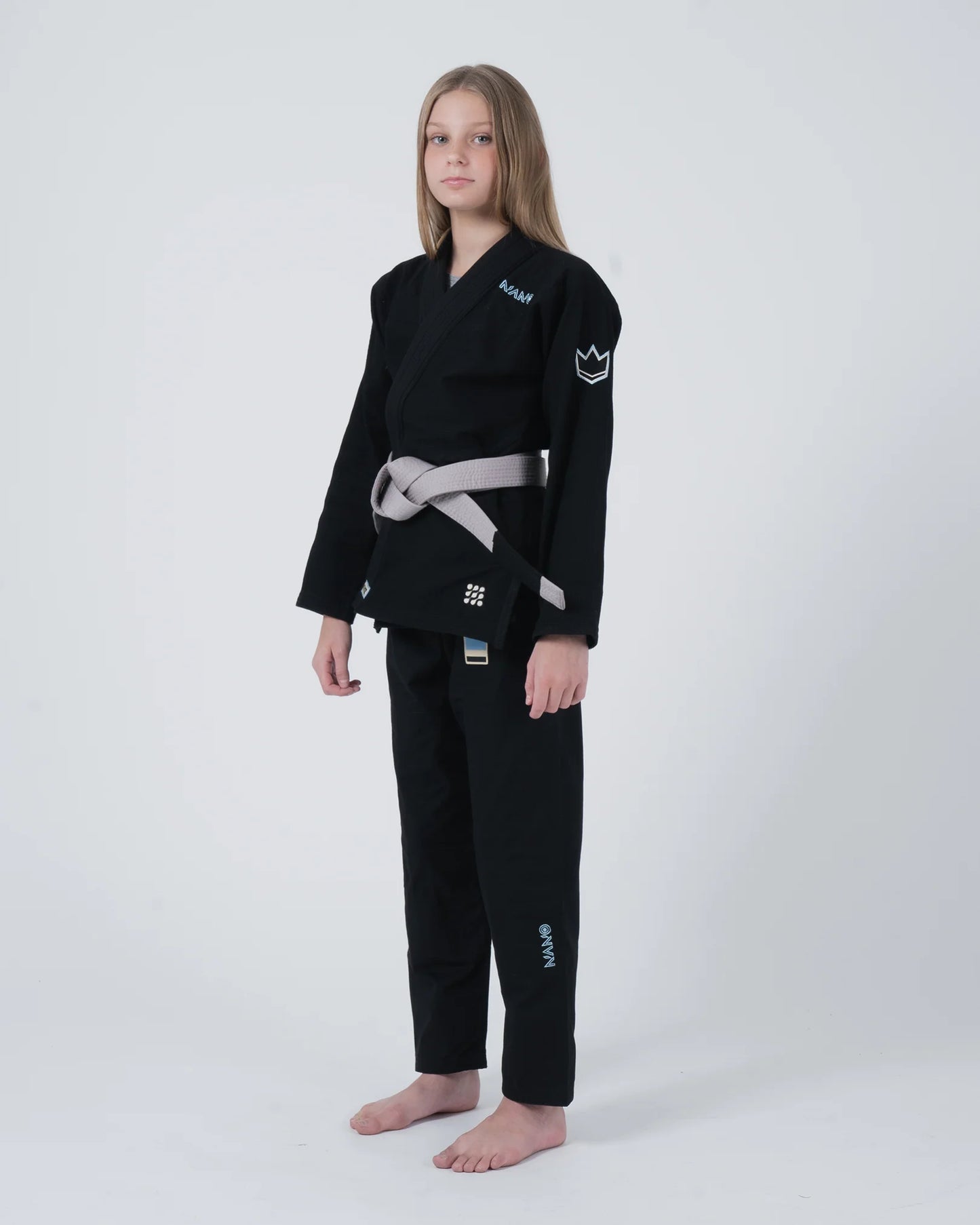 Kingz Nano 3.0 Youth Jiu Jitsu Gi - Schwarz