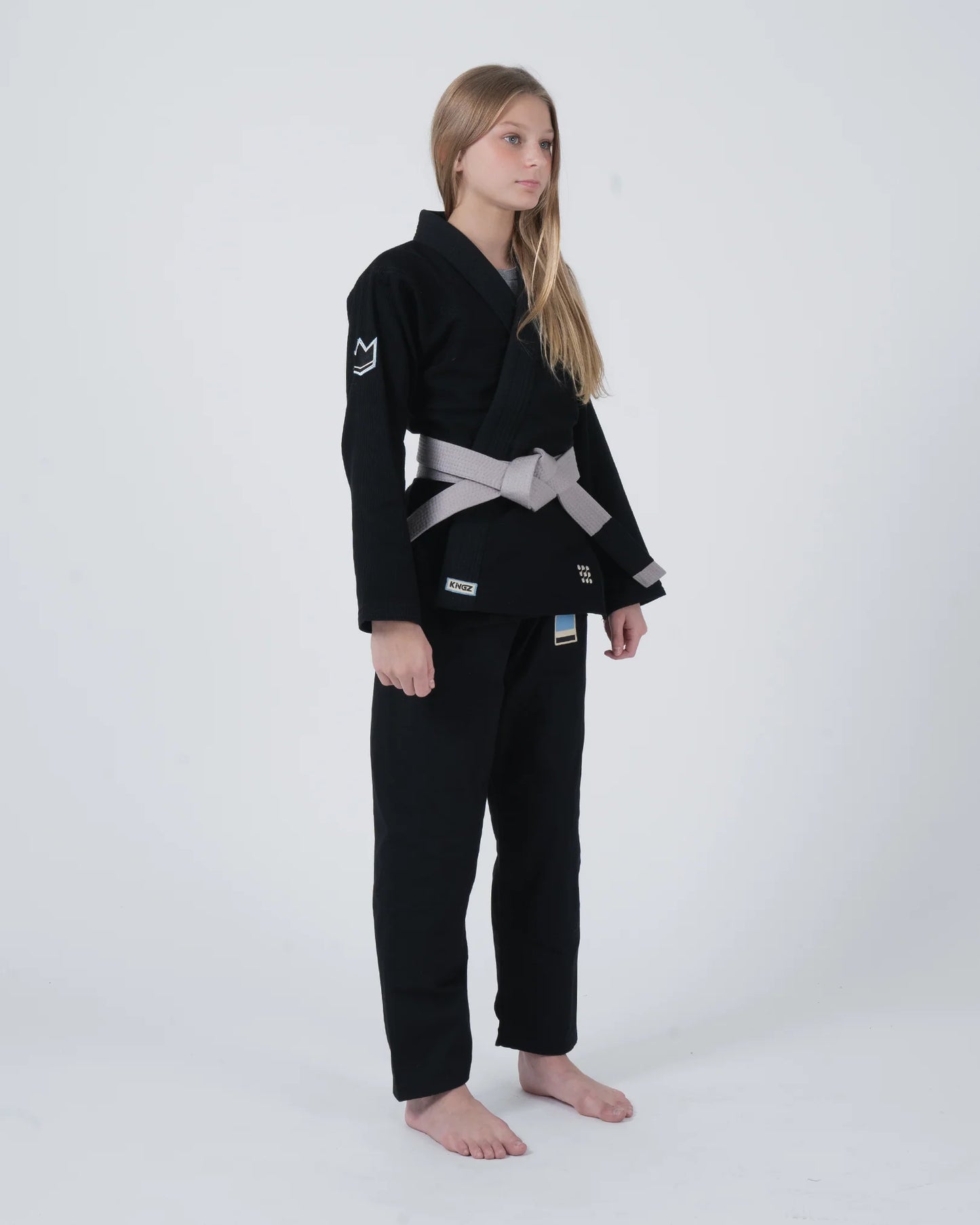 Kingz Nano 3.0 Youth Jiu Jitsu Gi - Schwarz