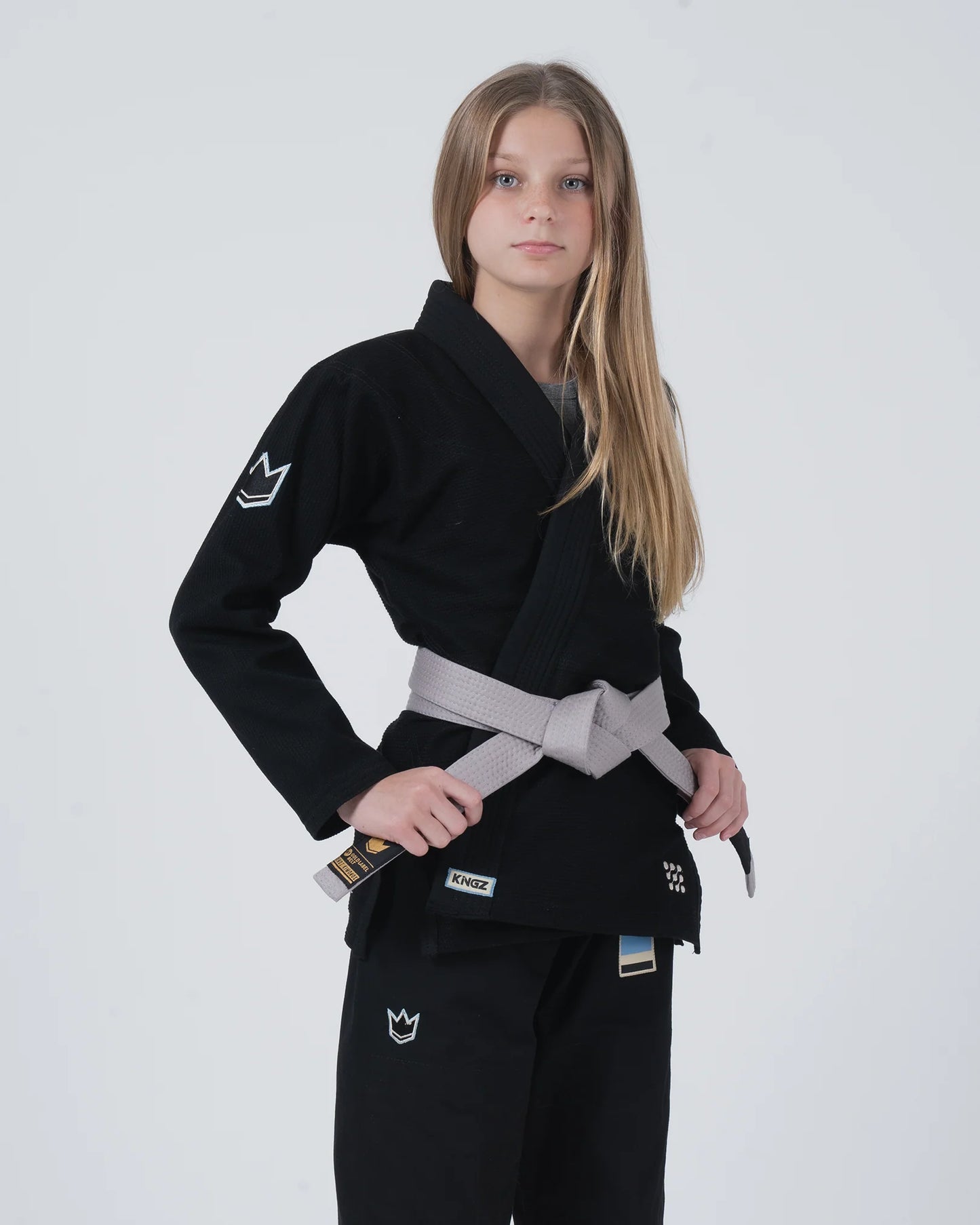 Kingz Nano 3.0 Youth Jiu Jitsu Gi - Schwarz