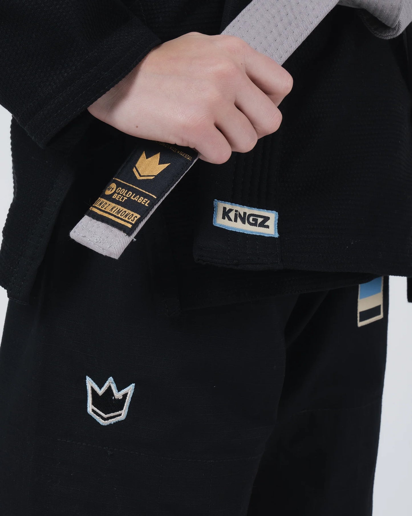 Kingz Nano 3.0 Youth Jiu Jitsu Gi - Schwarz