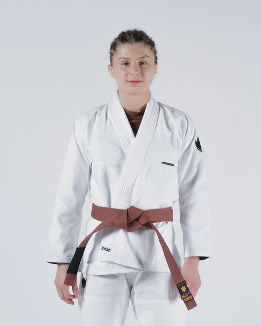 KINGZ Kore V2 Women's Jiu Jitsu Gi - Weiss