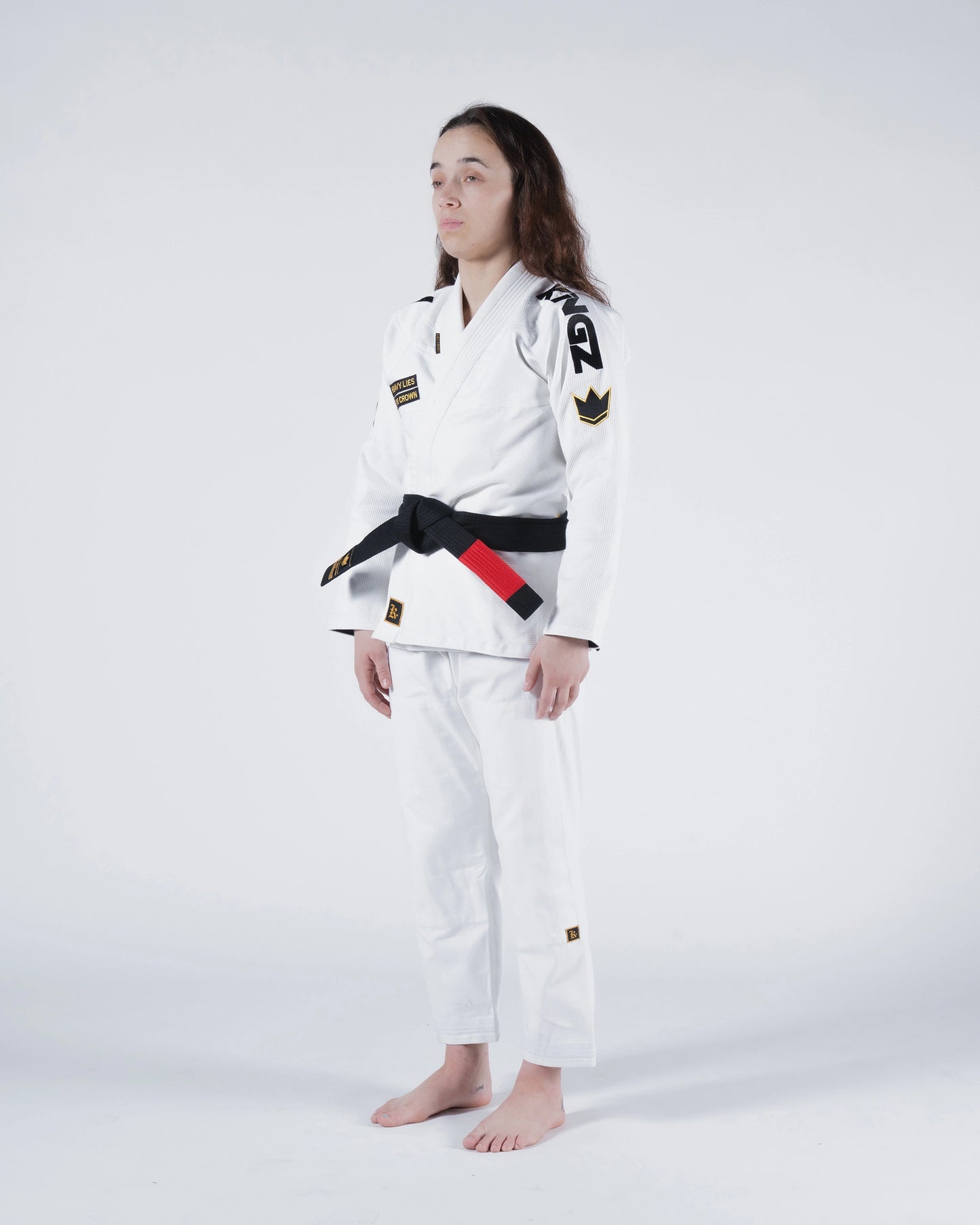 KINGZ Comp 450 V6 Frauen Gi - Weiss - FIGHTWEAR