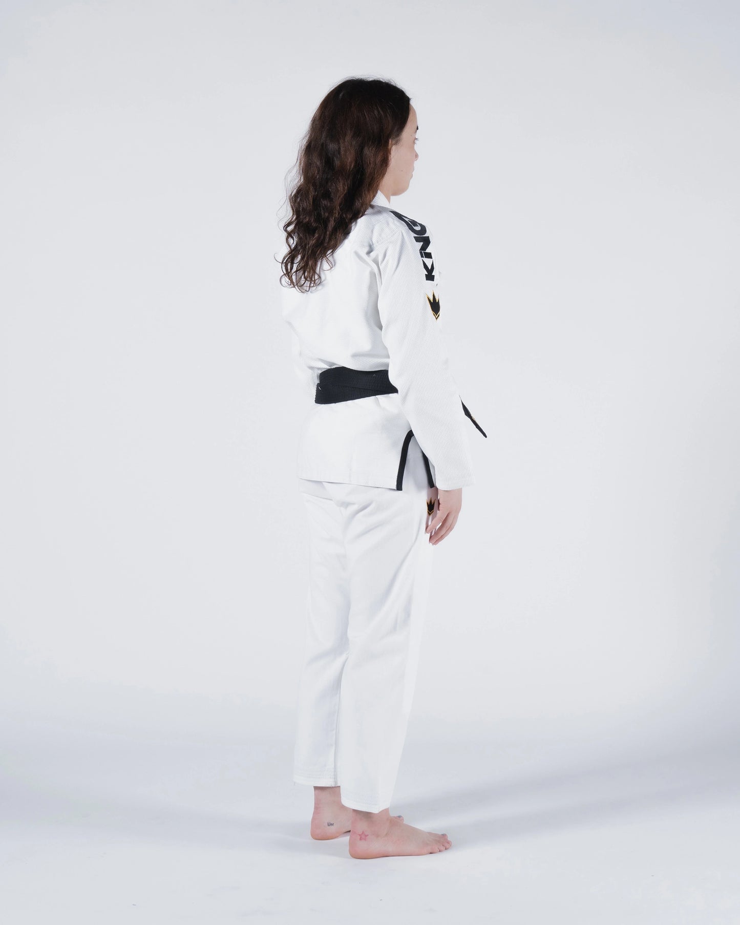KINGZ Comp 450 V6 Frauen Gi - Weiss - FIGHTWEAR