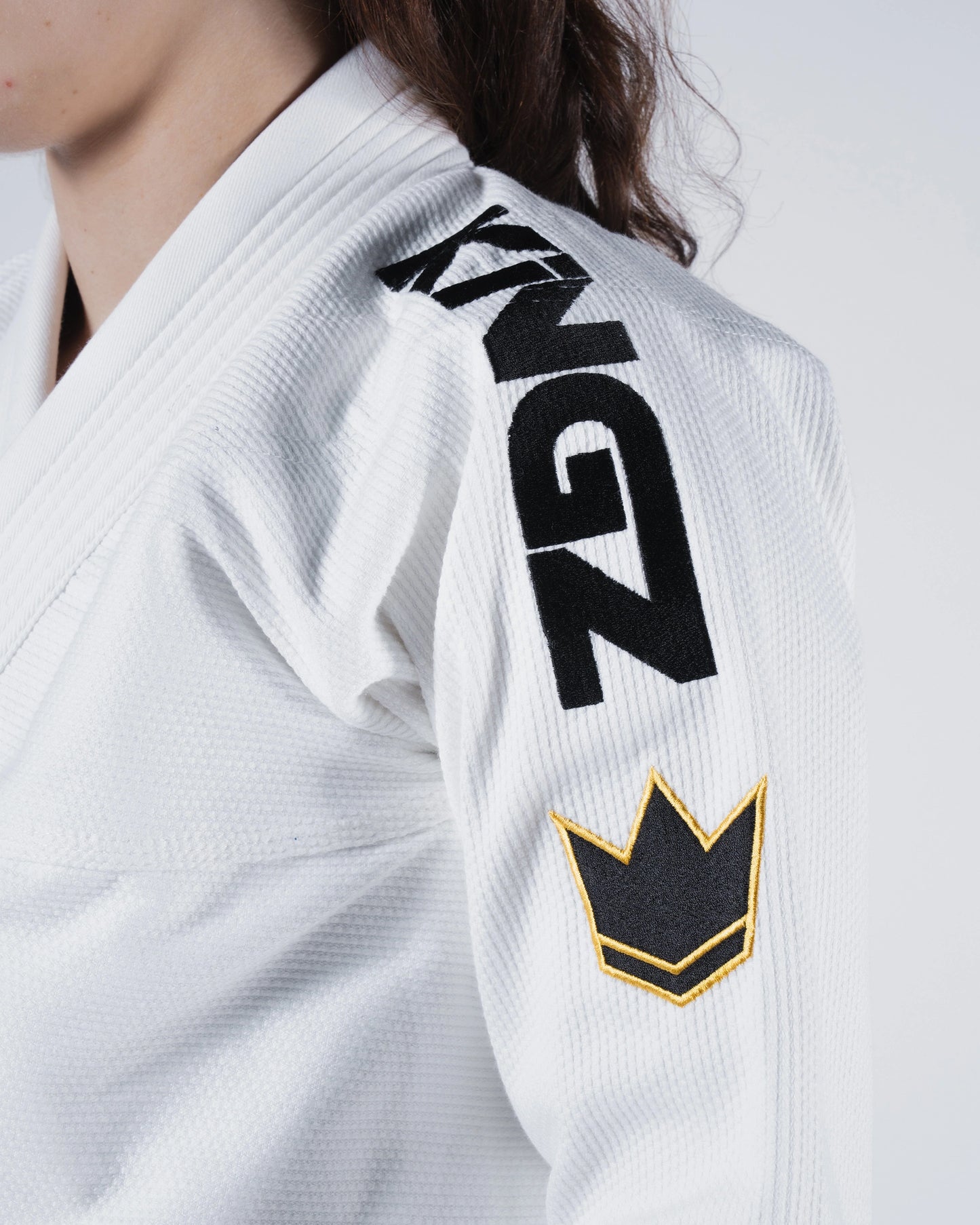 KINGZ Comp 450 V6 Frauen Gi - Weiss - FIGHTWEAR