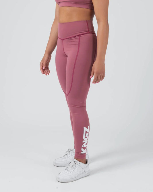 Kingz Kore Women's Grappling Spats - Rot - FIGHTWEAR