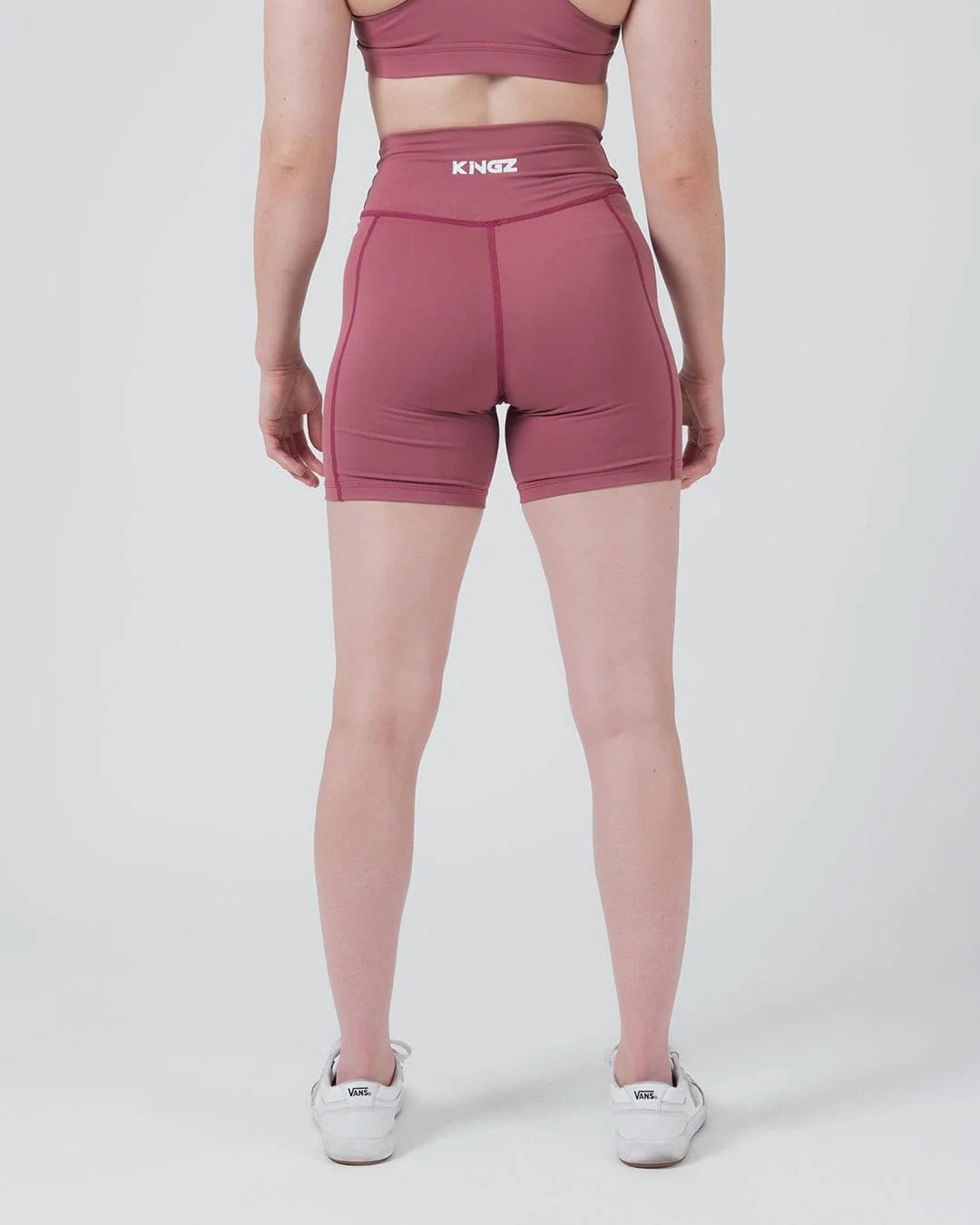 Pantaloncini da allenamento Kingz Kore da donna - rossi