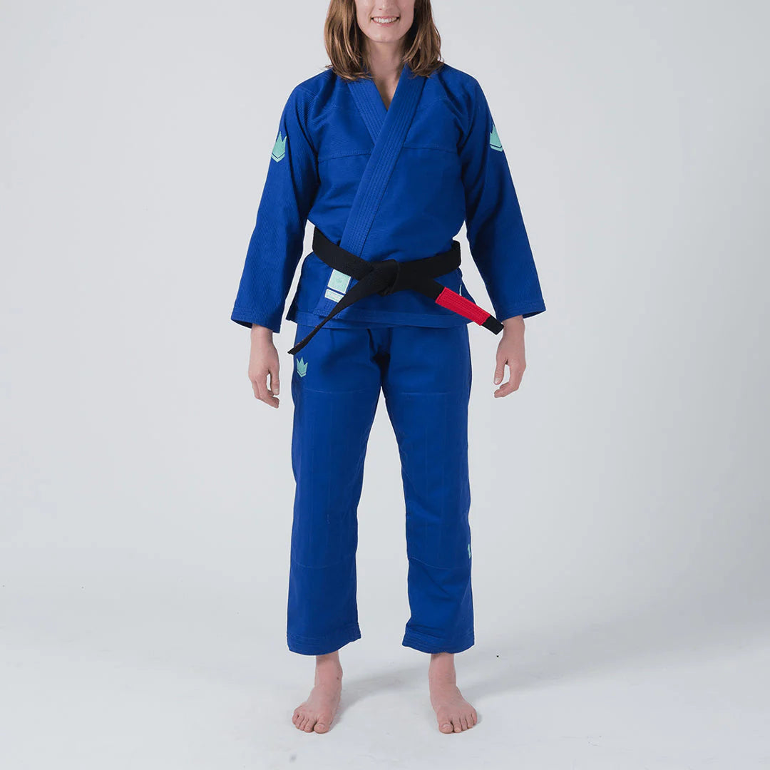 Kingz The ONE Women's Jiu Jitsu Gi - Sage Mint Edition - Blau