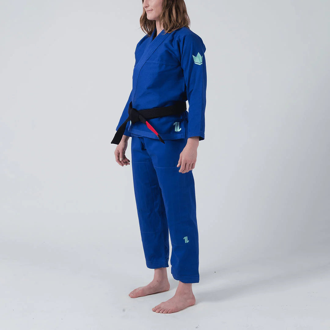 Kingz The ONE Women's Jiu Jitsu Gi - Sage Mint Edition - Blau