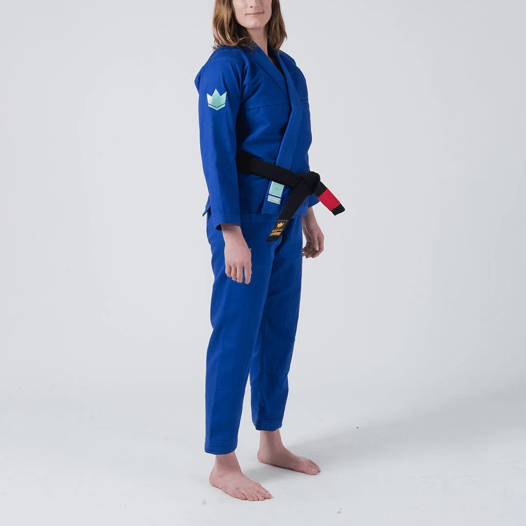 Kingz The ONE Women's Jiu Jitsu Gi - Sage Mint Edition - Blau