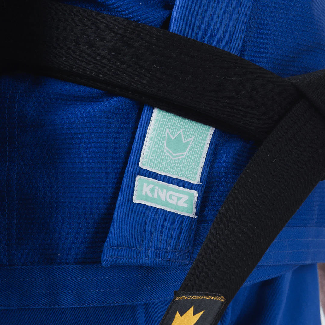 Kingz The ONE Women's Jiu Jitsu Gi - Sage Mint Edition - Blau