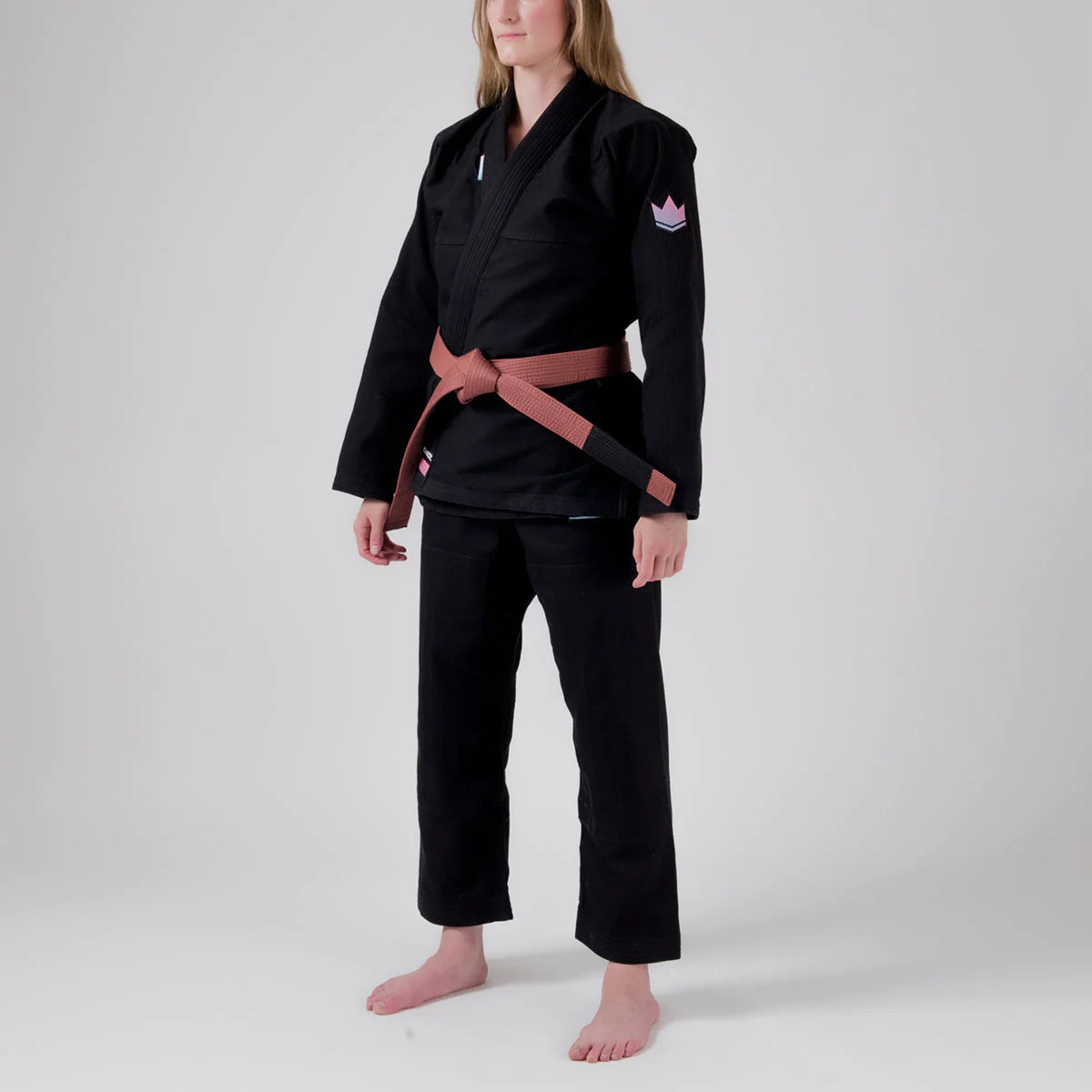 Kingz Empowered Women's Jiu Jitsu Gi - Schwarz