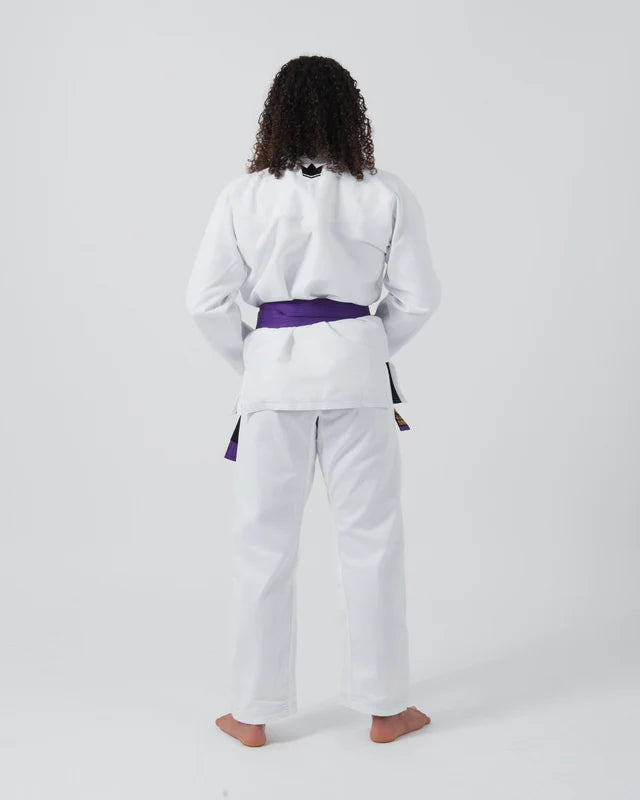 KINGZ Kore V2 Women's Jiu Jitsu Gi - Weiss - FIGHTWEAR