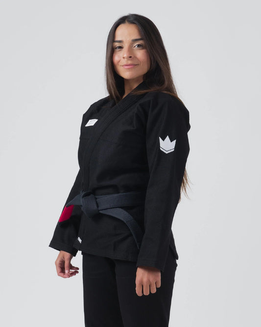 KINGZ Kore V2 Women's Jiu Jitsu Gi - Schwarz - 2024 Edition