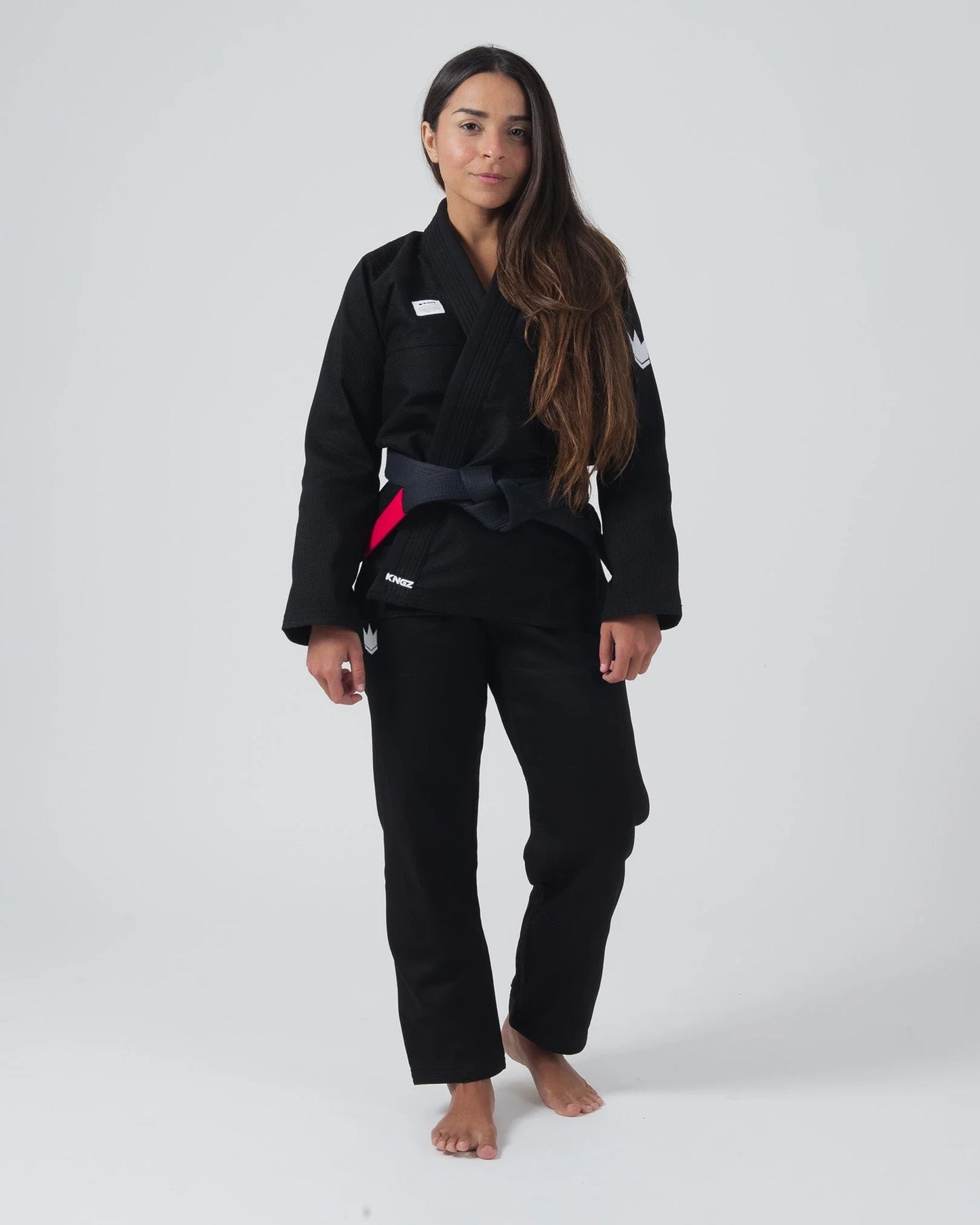 KINGZ Kore V2 Women's Jiu Jitsu Gi - Schwarz - 2024 Edition