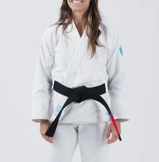 Kingz The ONE Womens Jiu Jitsu Gi - Weiss/Himmelblau - FIGHTWEAR