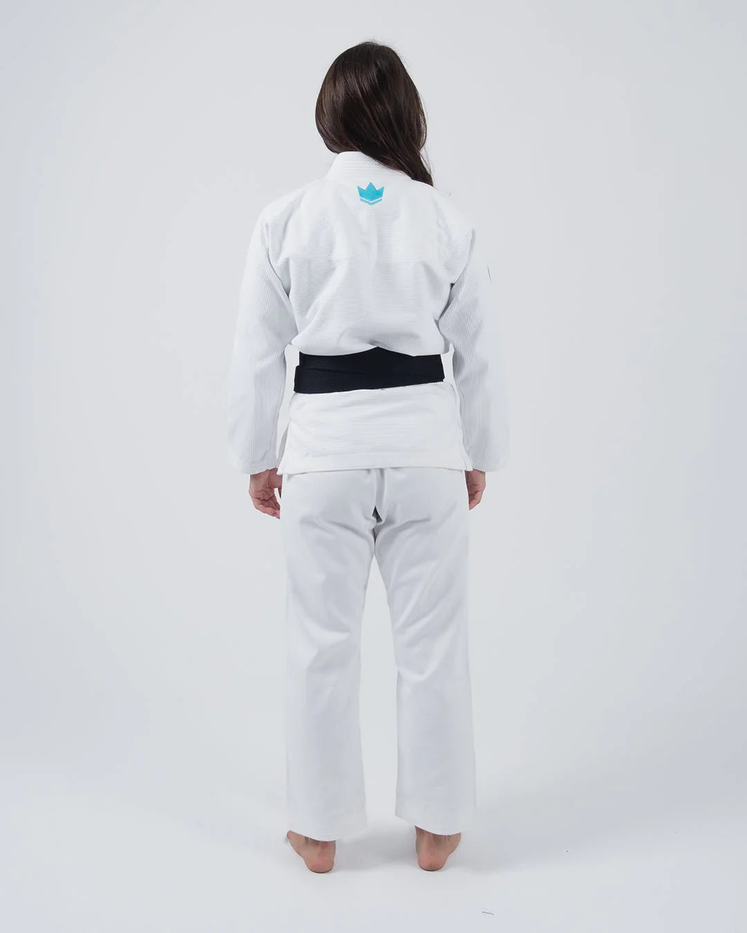 Kingz The ONE Womens Jiu Jitsu Gi - Weiss/Himmelblau - FIGHTWEAR