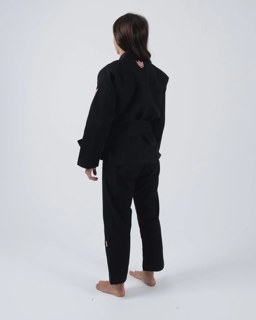 Kingz The ONE Womens Jiu Jitsu Gi - Schwarz/Rosa Gold - FIGHTWEAR