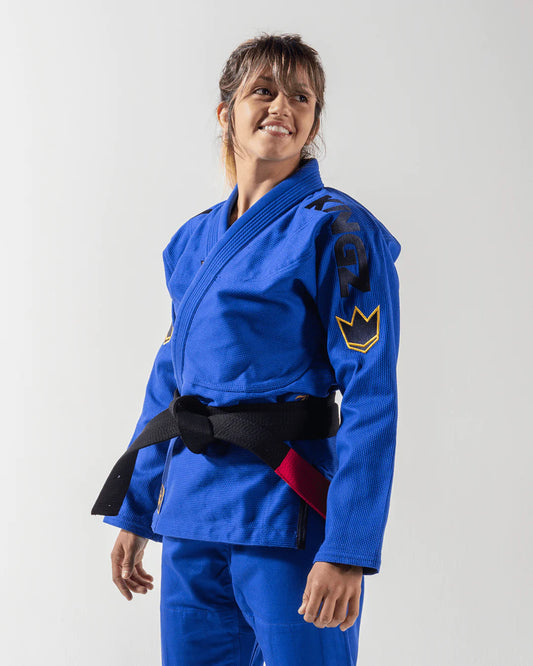 KINGZ Comp 450 V6 Frauen Gi - Blau - FIGHTWEAR