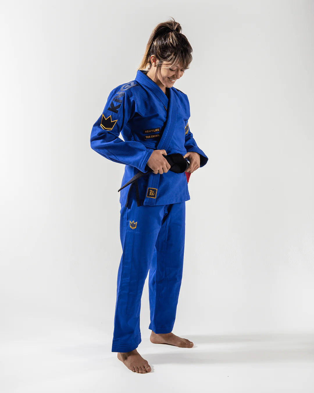 KINGZ Comp 450 V6 Frauen Gi - Blau - FIGHTWEAR