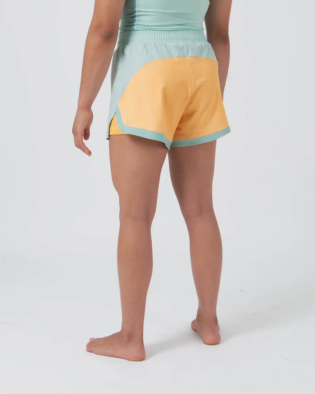 Short hybride Kingz pour femme - Vert terra