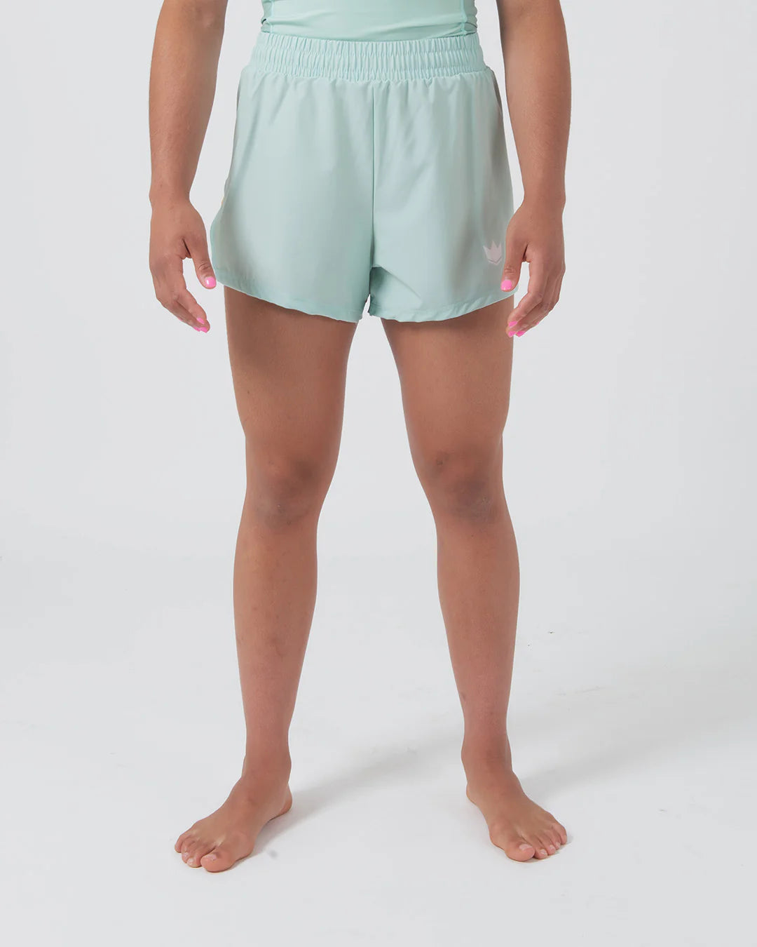 Short hybride Kingz pour femme - Vert terra
