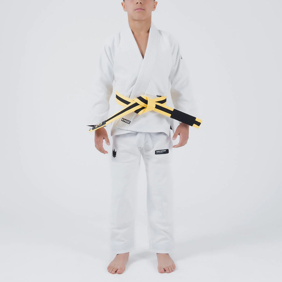 Kingz Kore V2 Kids Jiu Jitsu Gi - Weiss