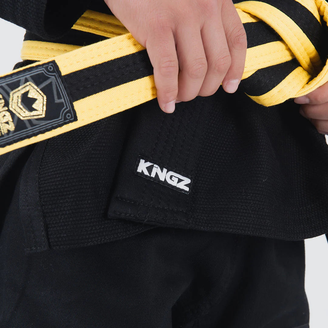 Kingz Kore V2 Kids Jiu Jitsu Gi - Schwarz