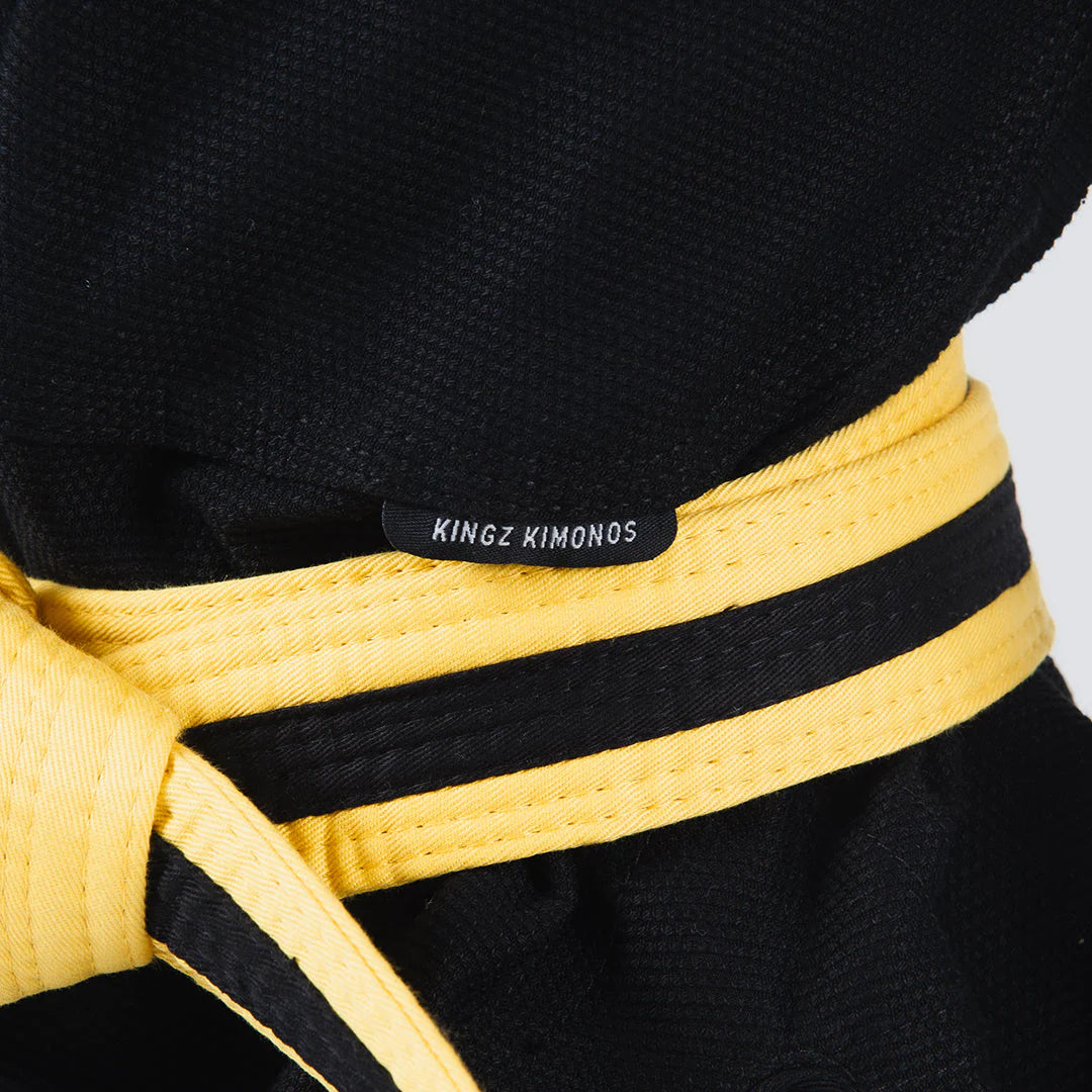 Kingz Kore V2 Kids Jiu Jitsu Gi - Schwarz