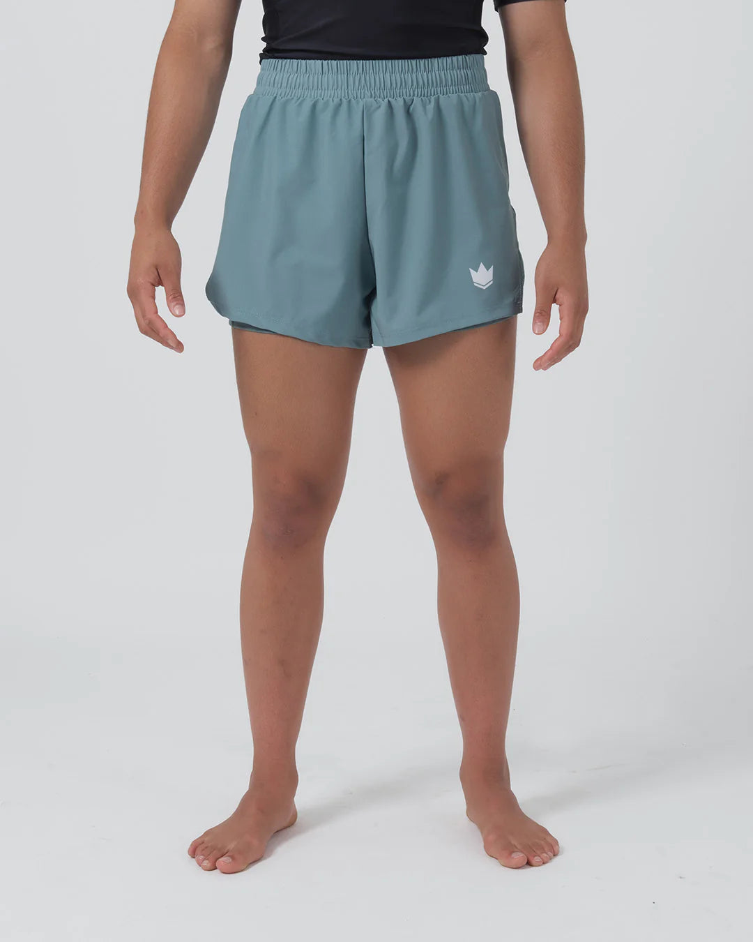 Short hybride Kingz pour femme - Sauge
