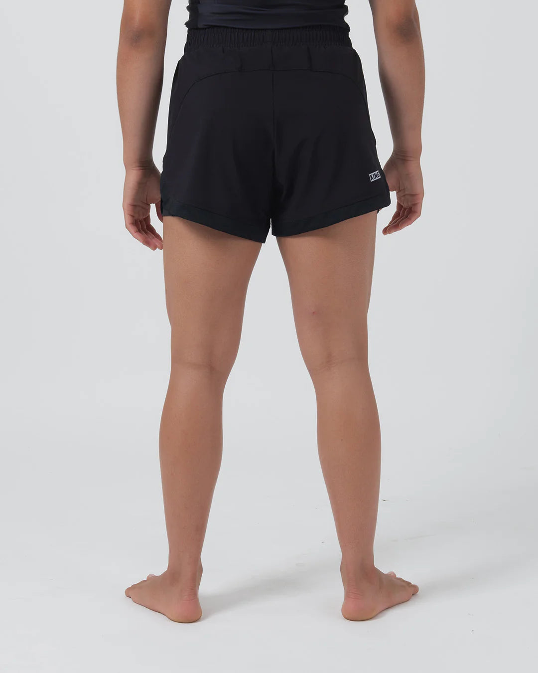 Short hybride Kingz pour femme - Noir