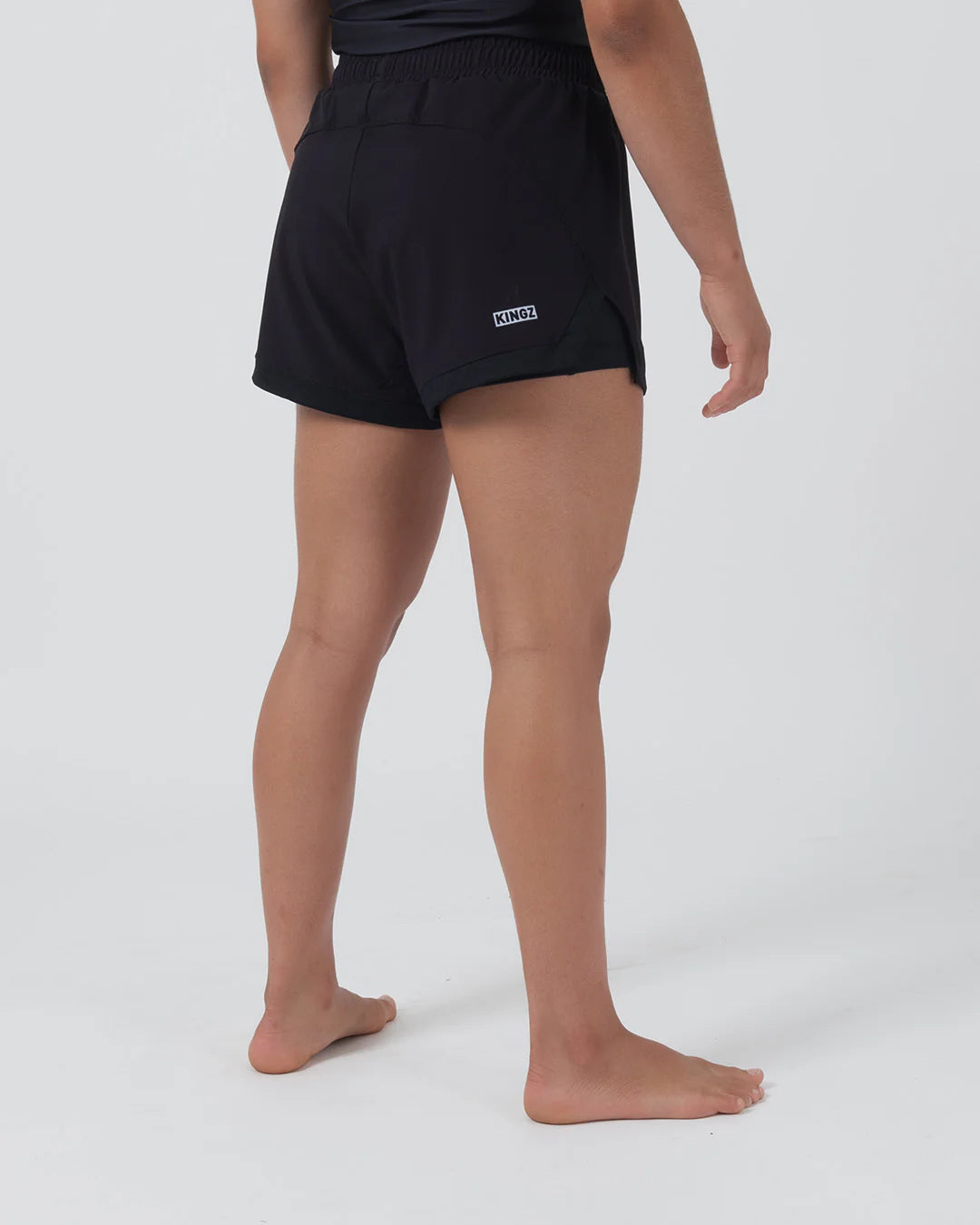 Short hybride Kingz pour femme - Noir