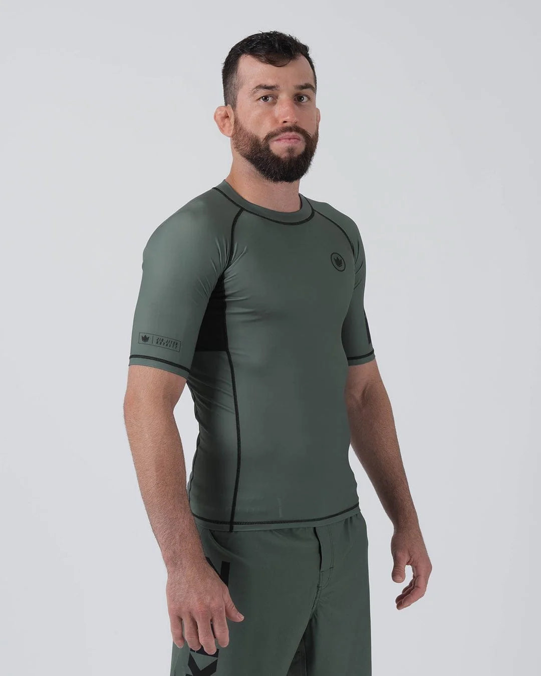 Rashguard à manches courtes Kingz Kore V2 - Vert