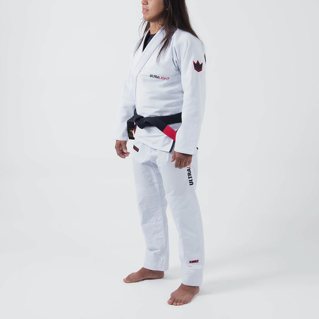 Kingz Ultralight 2.0 Women's Brazilian Jiu Jitsu Gi - Weiss - FIGHTWEAR