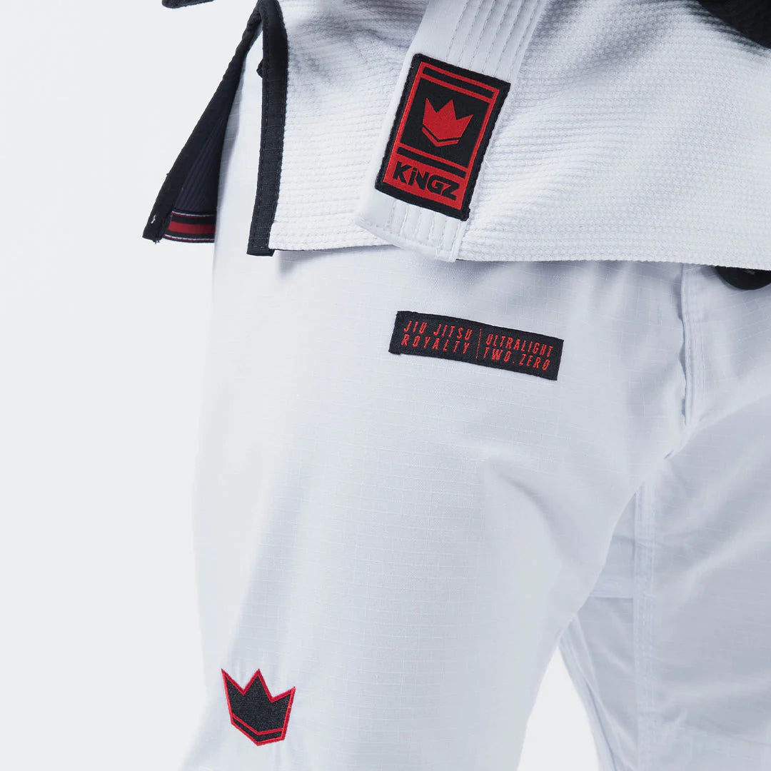 Kingz Ultralight 2.0 Women's Brazilian Jiu Jitsu Gi - Weiss - FIGHTWEAR