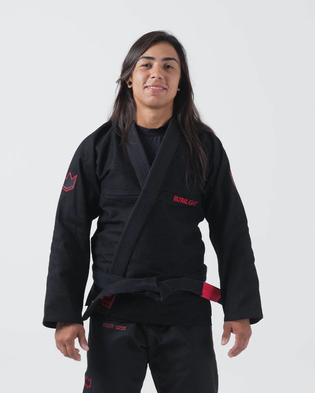Kingz Ultralight 2.0 Women's Brazilian Jiu Jitsu Gi - Schwarz - FIGHTWEAR