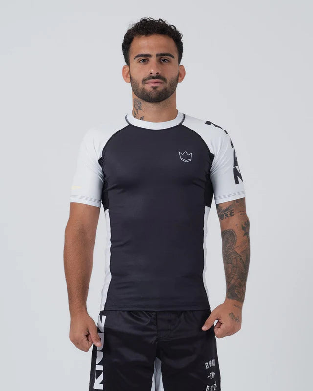 Kingz Ranked Performance V2 S/S Rashguard - Weiss