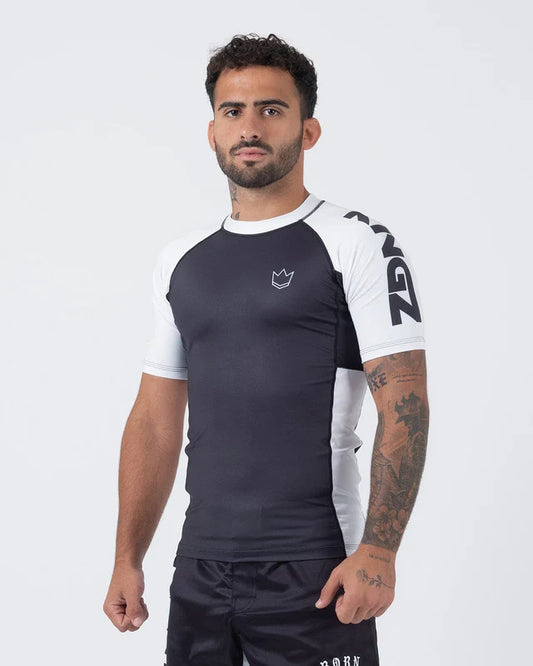 Kingz Ranked Performance V2 S/S Rashguard - Weiss