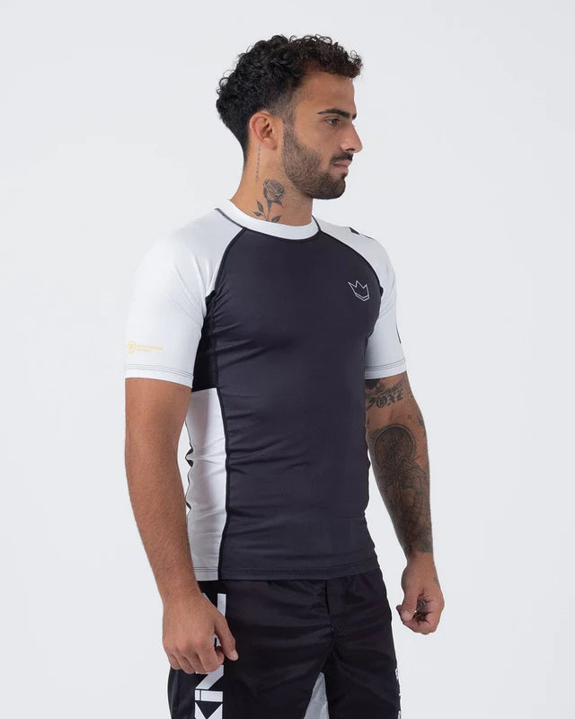 Kingz Ranked Performance V2 S/S Rashguard - Weiss