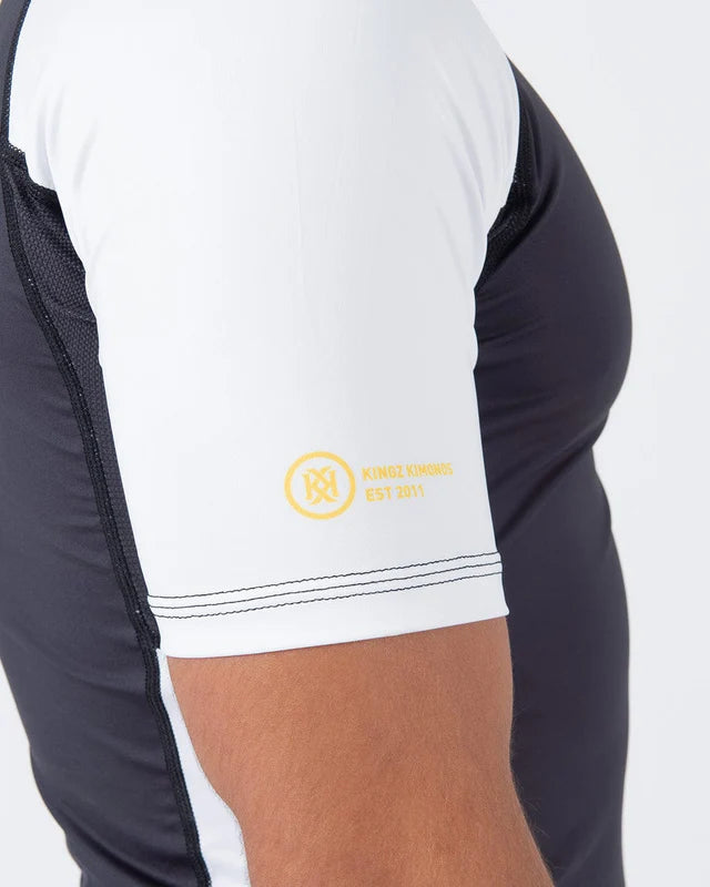 Kingz Ranked Performance V2 S/S Rashguard - Weiss