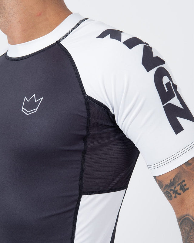 Kingz Ranked Performance V2 S/S Rashguard - Weiss