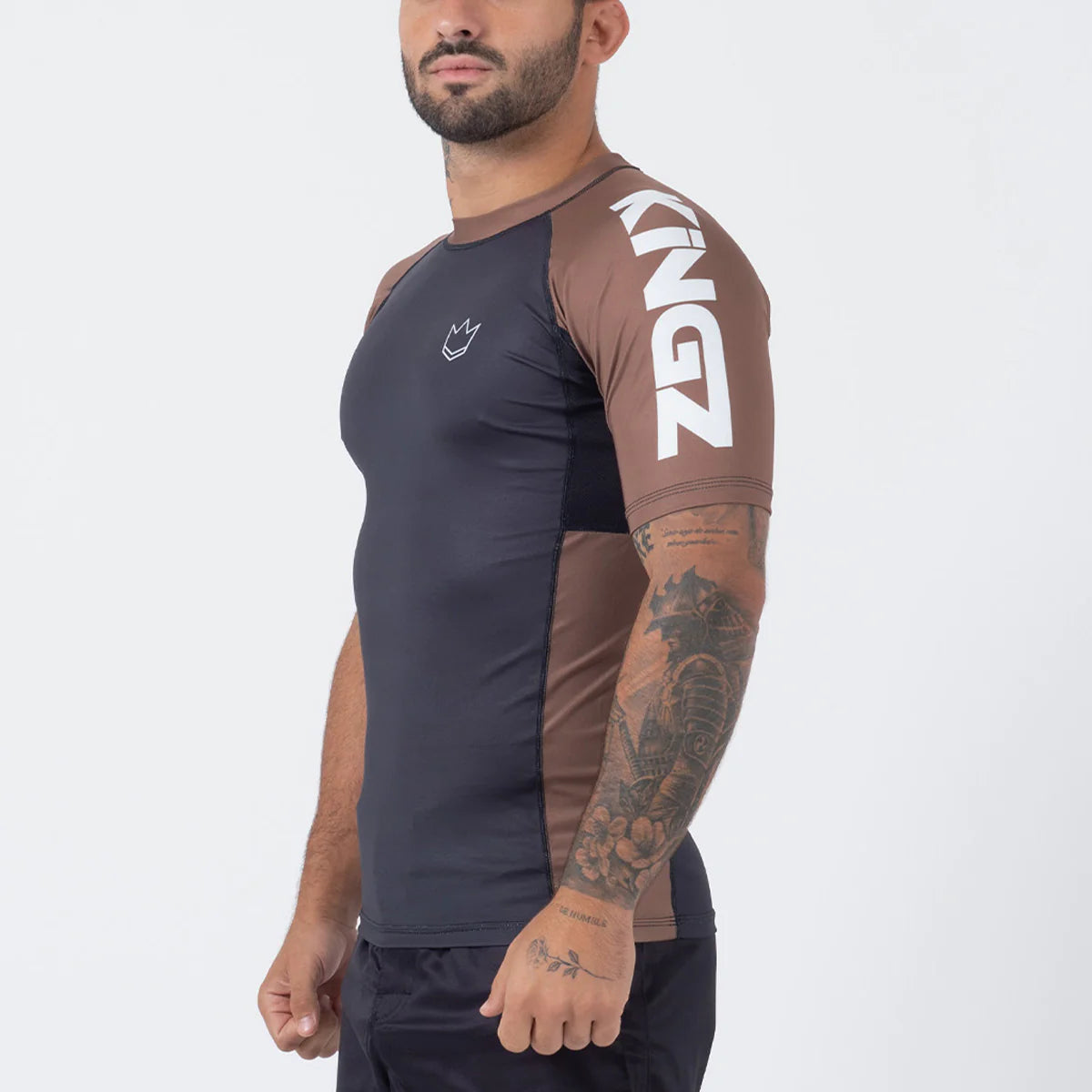 Rashguard Kingz Ranked Performance V2 S/S - Marron
