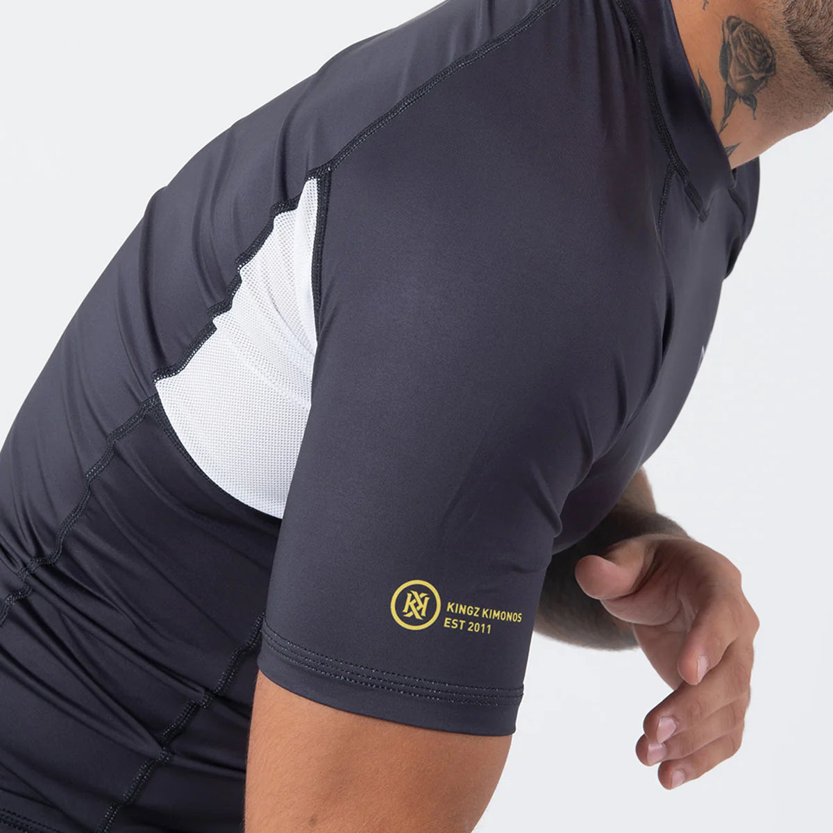 Rashguard Kingz Ranked Performance V2 S/S - Noir