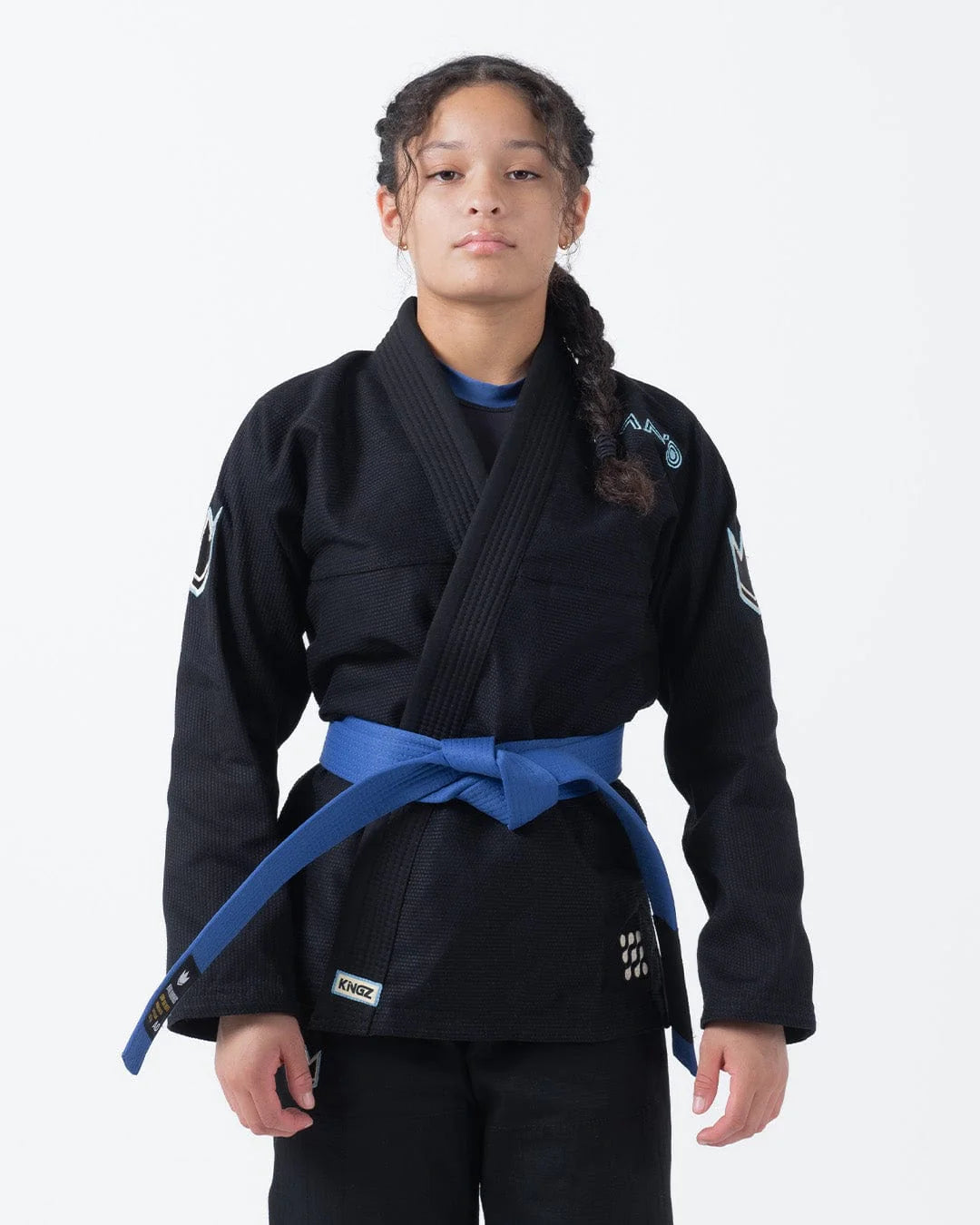 KINGZ Nano 3.0 Womens Jiu Jitsu Gi - Schwarz