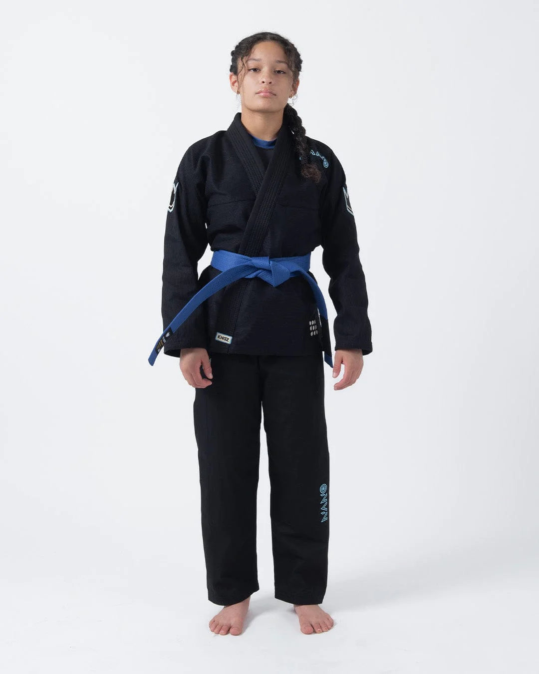 KINGZ Nano 3.0 Womens Jiu Jitsu Gi - Schwarz