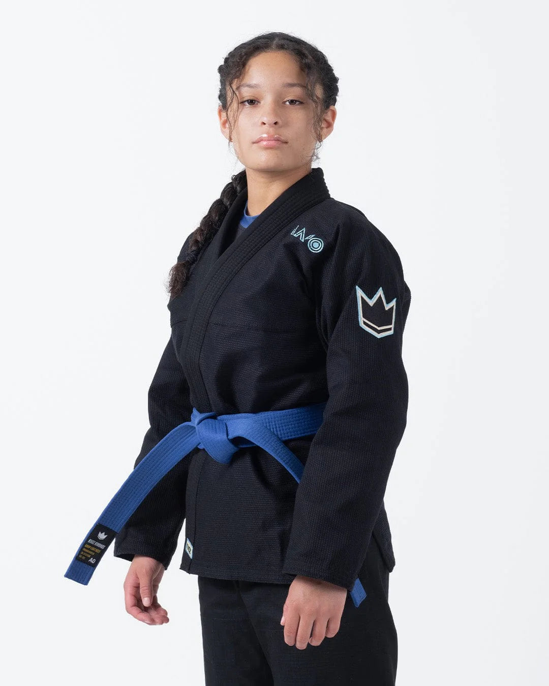 KINGZ Nano 3.0 Womens Jiu Jitsu Gi - Schwarz