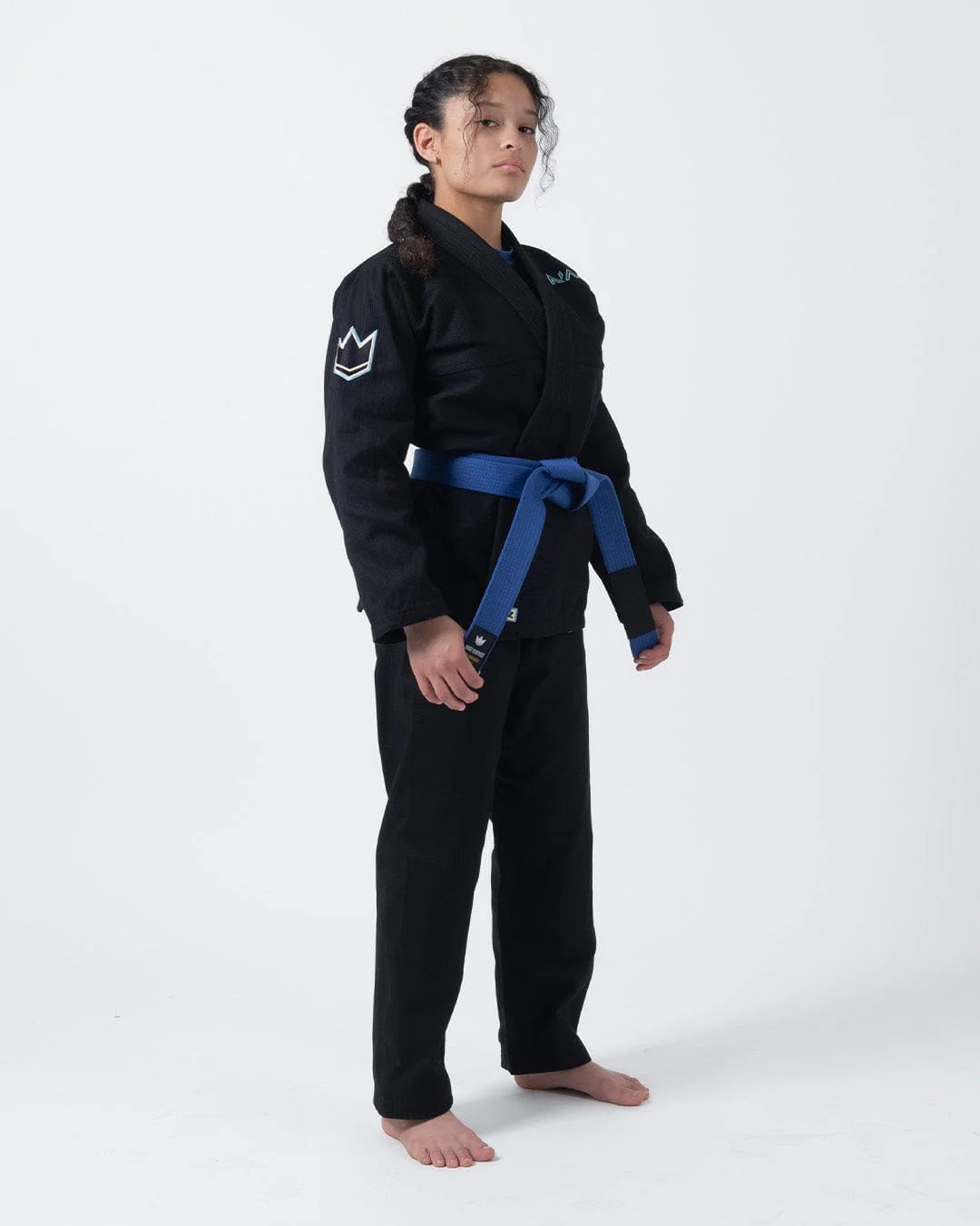 KINGZ Nano 3.0 Womens Jiu Jitsu Gi - Schwarz