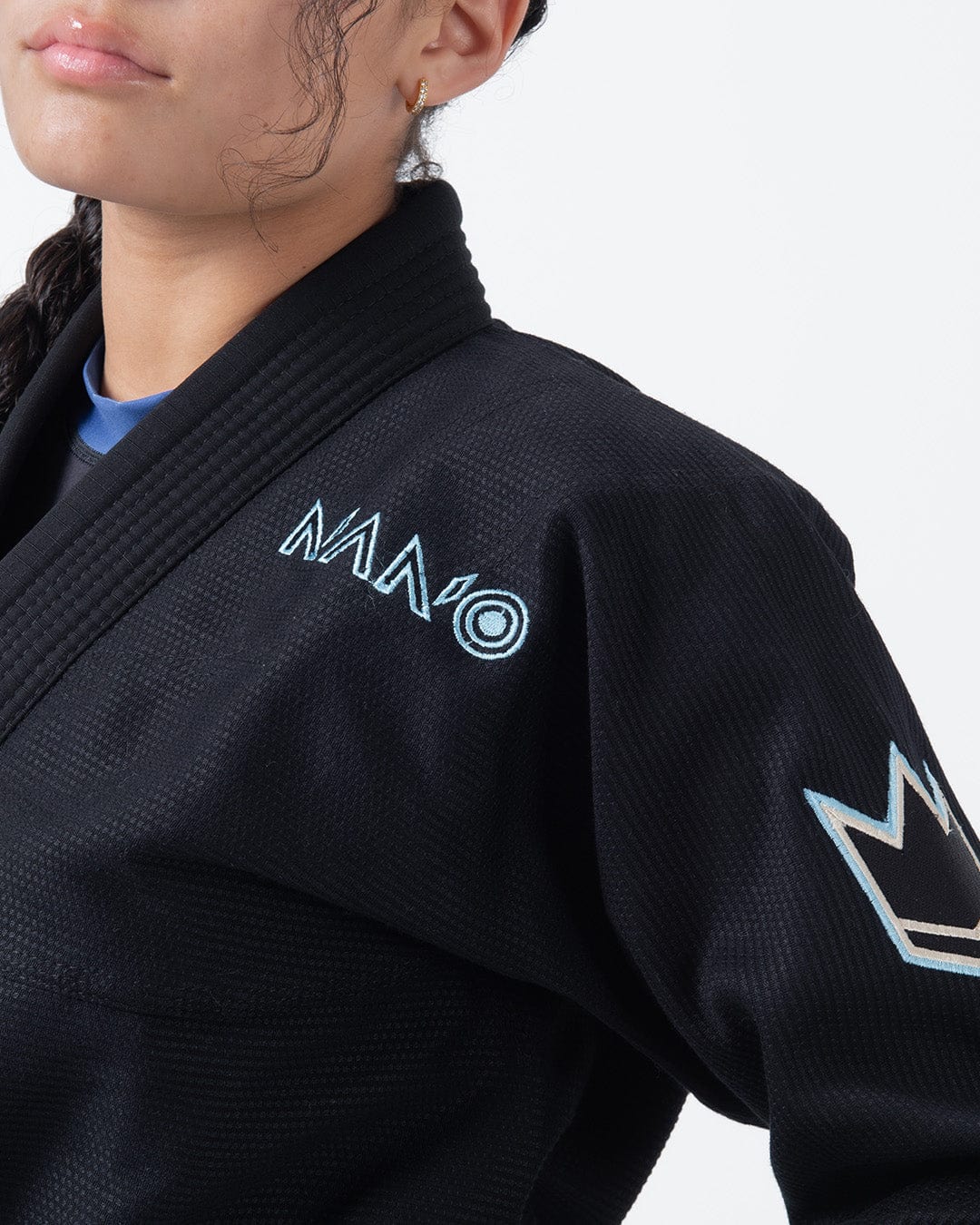 KINGZ Nano 3.0 Womens Jiu Jitsu Gi - Schwarz