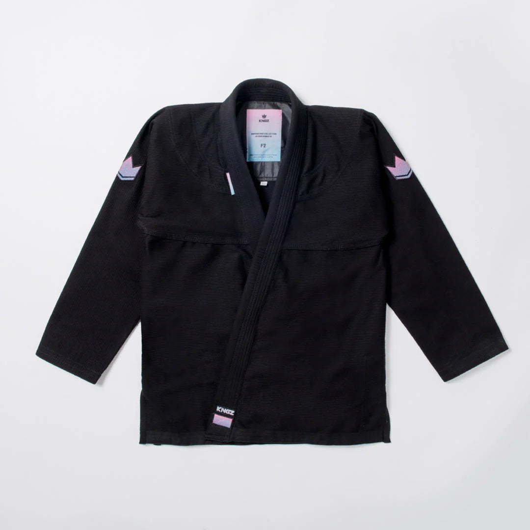 Kingz Empowered Women's Jiu Jitsu Gi - Schwarz