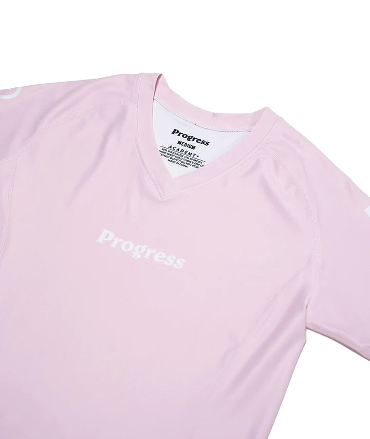Rashguard Femme Progress Academy+ - Rose