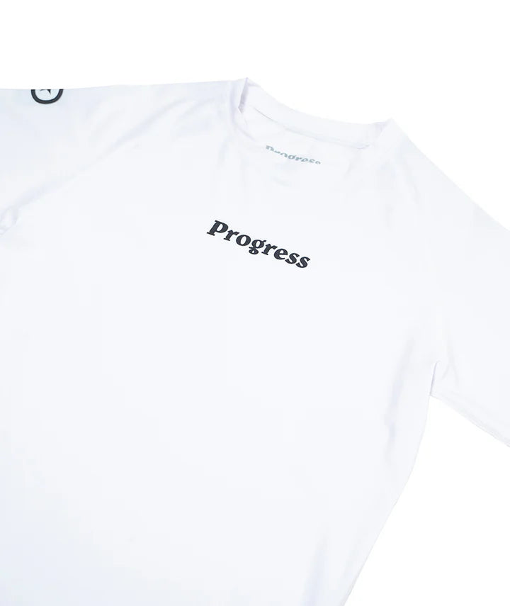Rashguard Progress Academy - Blanc